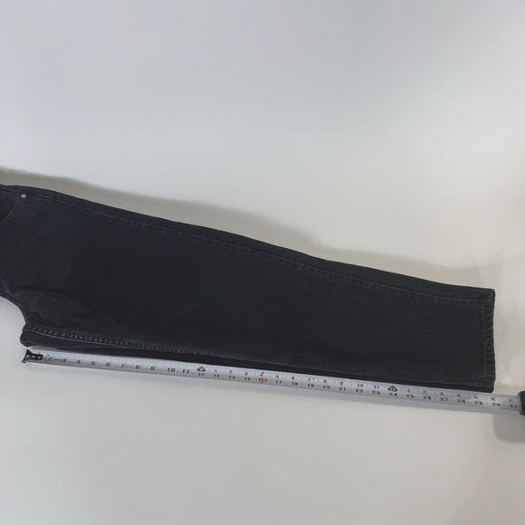 Vintage Levi's Silvertab Loose Black Jeans Womans Sz 26x30 7/8 Baggy Y2K Denim - Picture 10 of 12